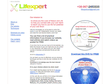 Tablet Screenshot of lifexpert.com